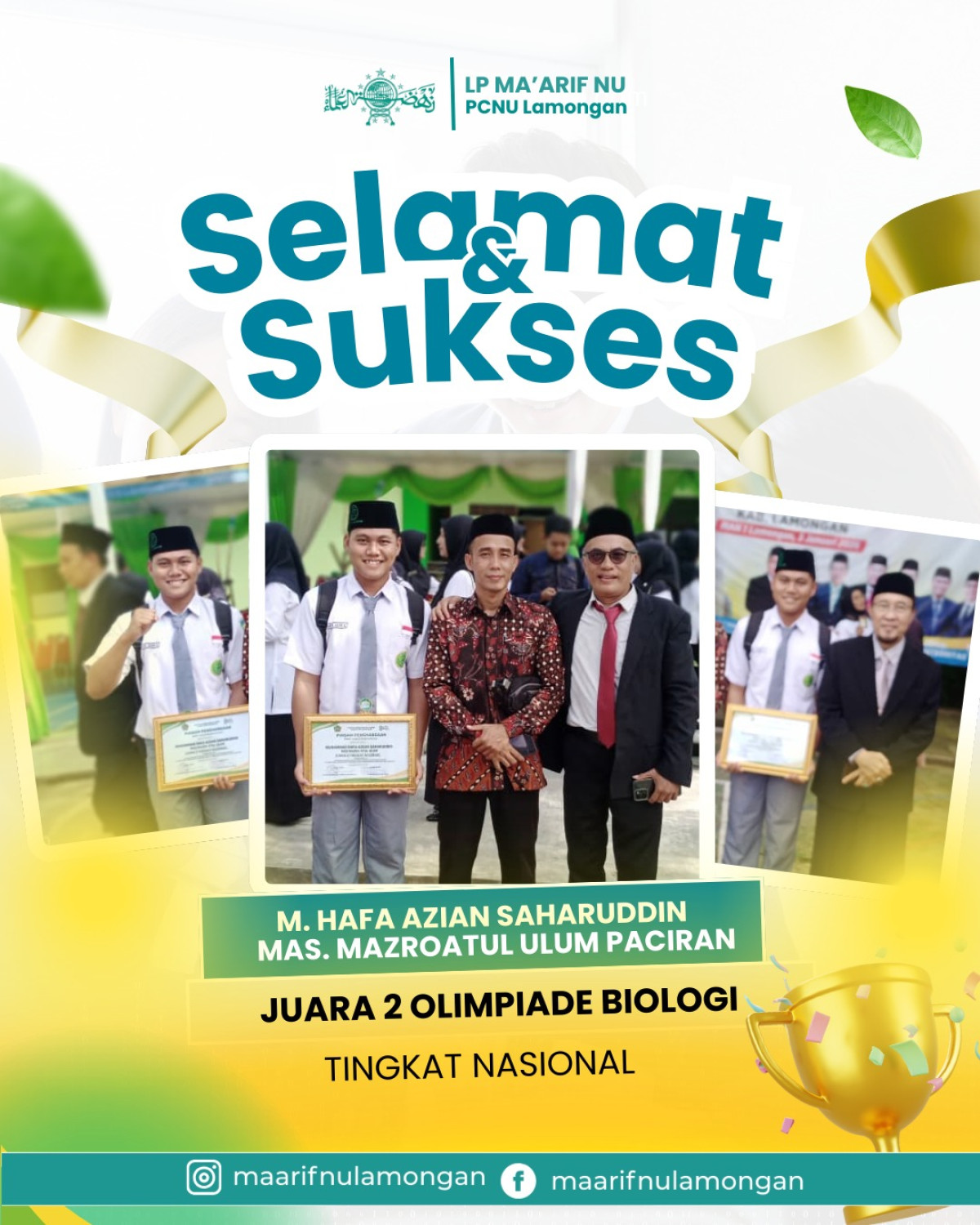 Juara 2 Olimpiade Biologi