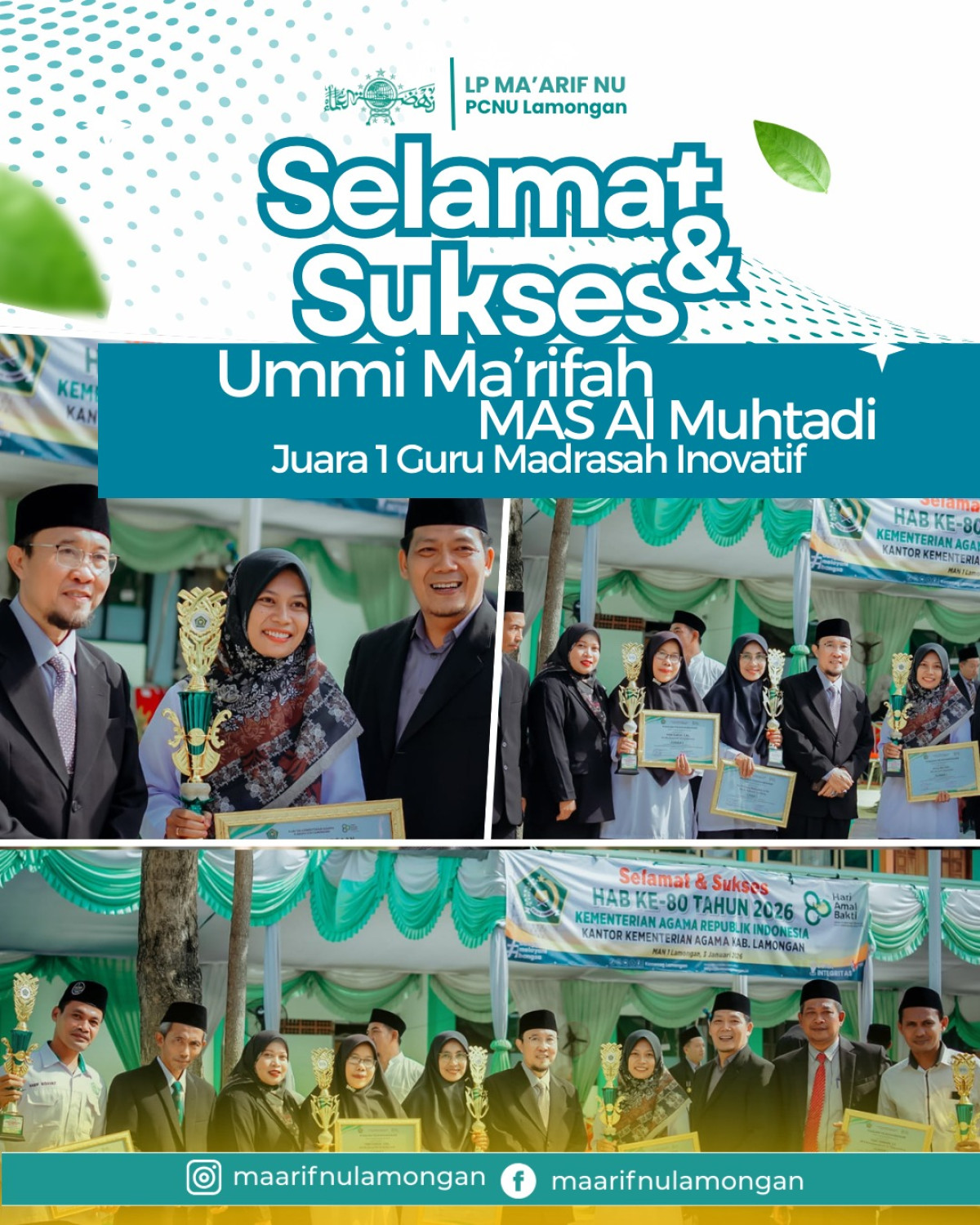 Juara 1 Guru Madrasah Inovatif